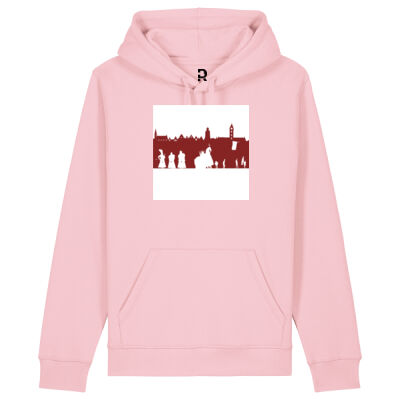 DMD White/Red Skyline Drummer 2.0 hoodie Thumbnail