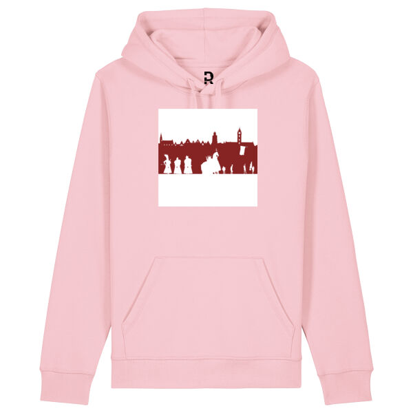 DMD White/Red Skyline Drummer 2.0 hoodie Thumbnail