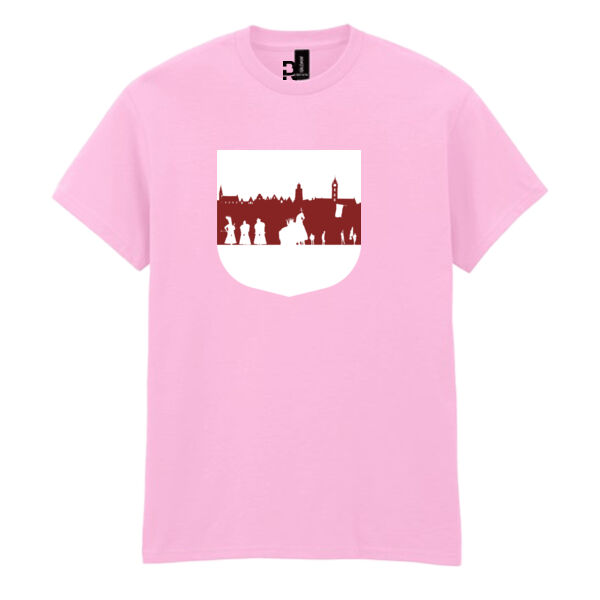 DMD shield White/Red Skyline Heavy Cotton™ t-shirt Thumbnail